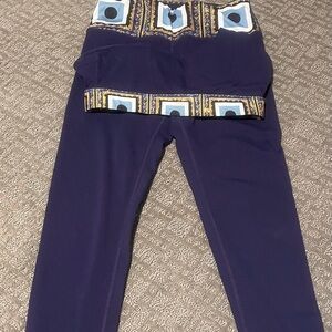 Navy evil eye gym set by Luxeit. Top was $60. Bottoms were $100